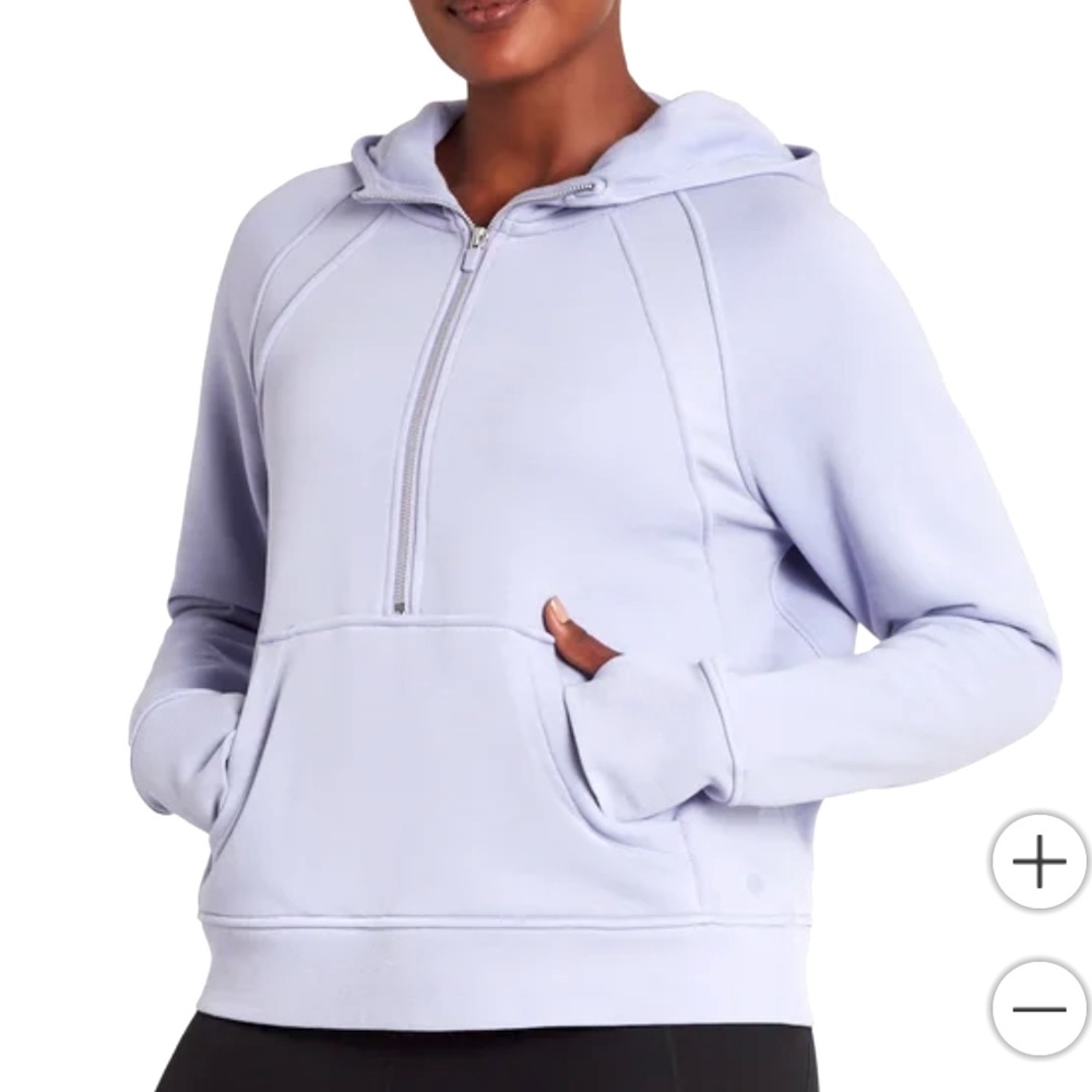 Women’s Danskin Light Blue Half Zip Sweatshirt‎